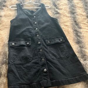 American eagle black denim dress